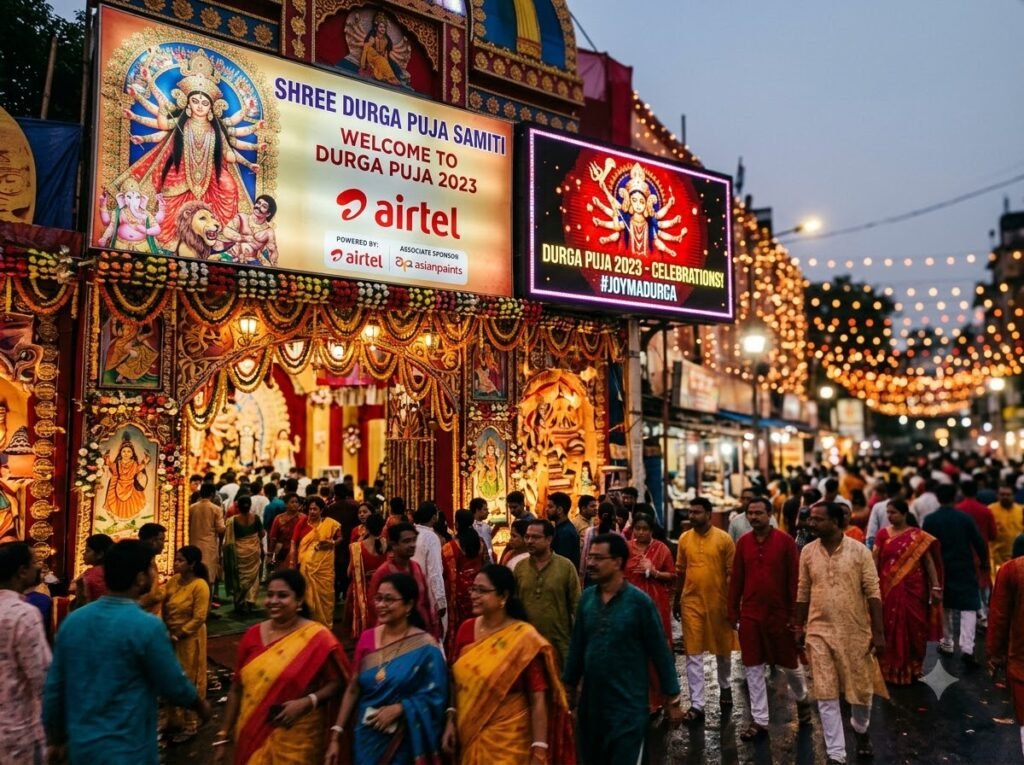 Durga Puja Sponsorship in Kolkata: A Complete Guide for Puja Committees & Brands MedNovera Durga Puja sponsorship support in Kolkata helping committees connect with corporate sponsors and brands.